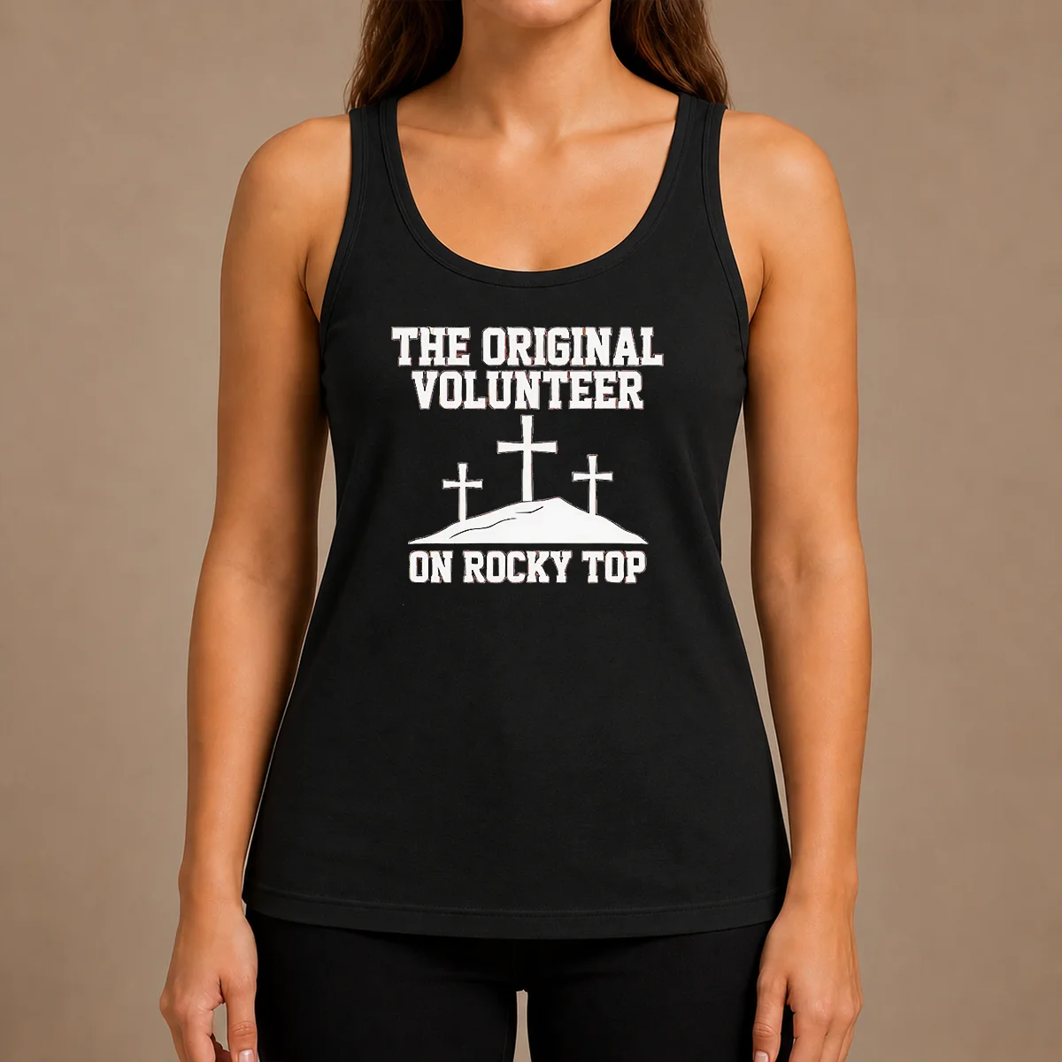Pretty The Original Volunteer On Rocky Top Tank Top