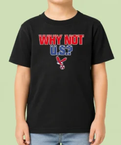 Pretty United States Men National Soccer Team USMNT Why Not US Soccer Ball Eagle Kids T-Shirt
