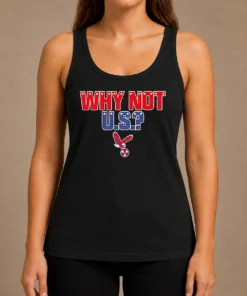 Pretty United States Men National Soccer Team USMNT Why Not US Soccer Ball Eagle Tank Top