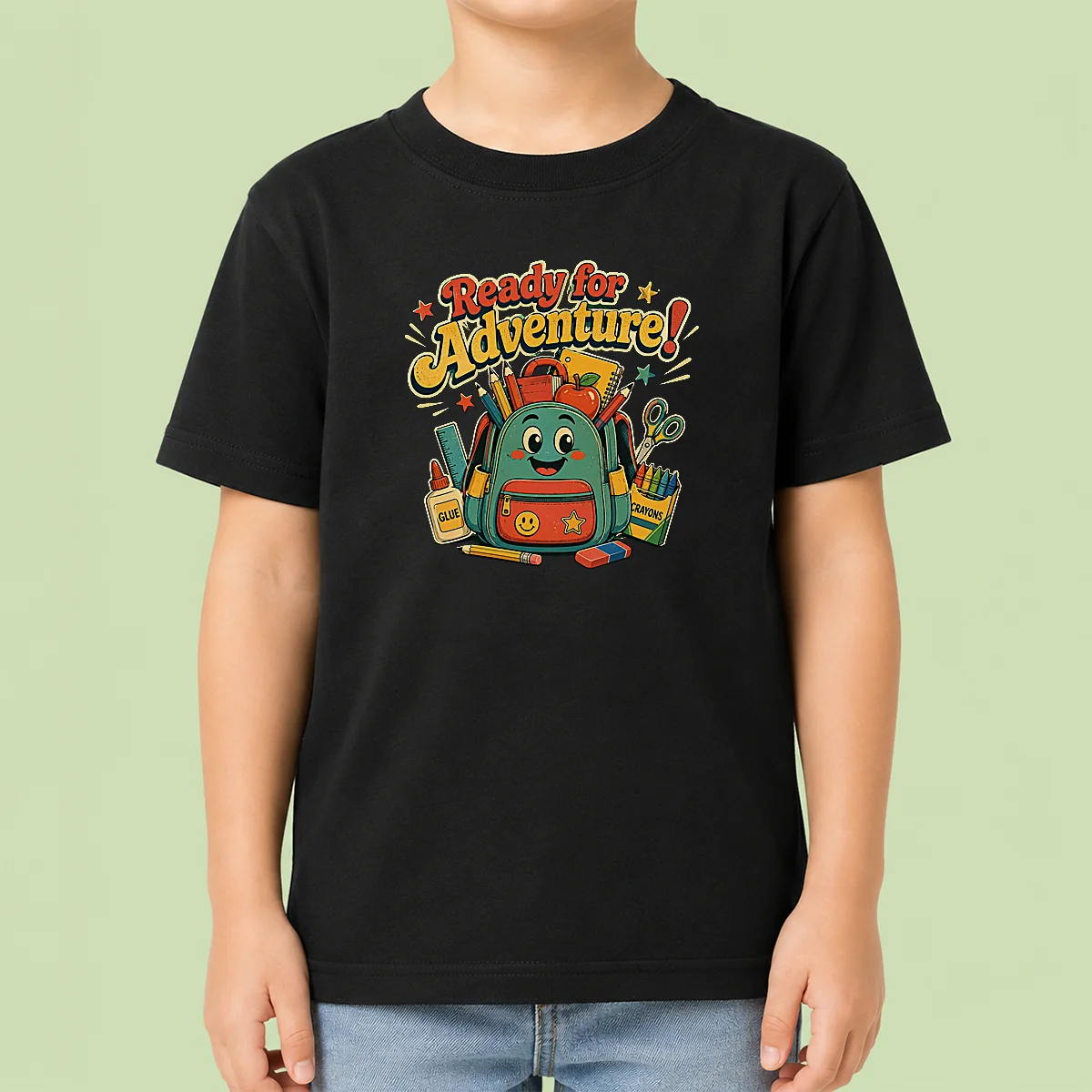 Top Back To School Adventure Vintage Kids T-Shirt
