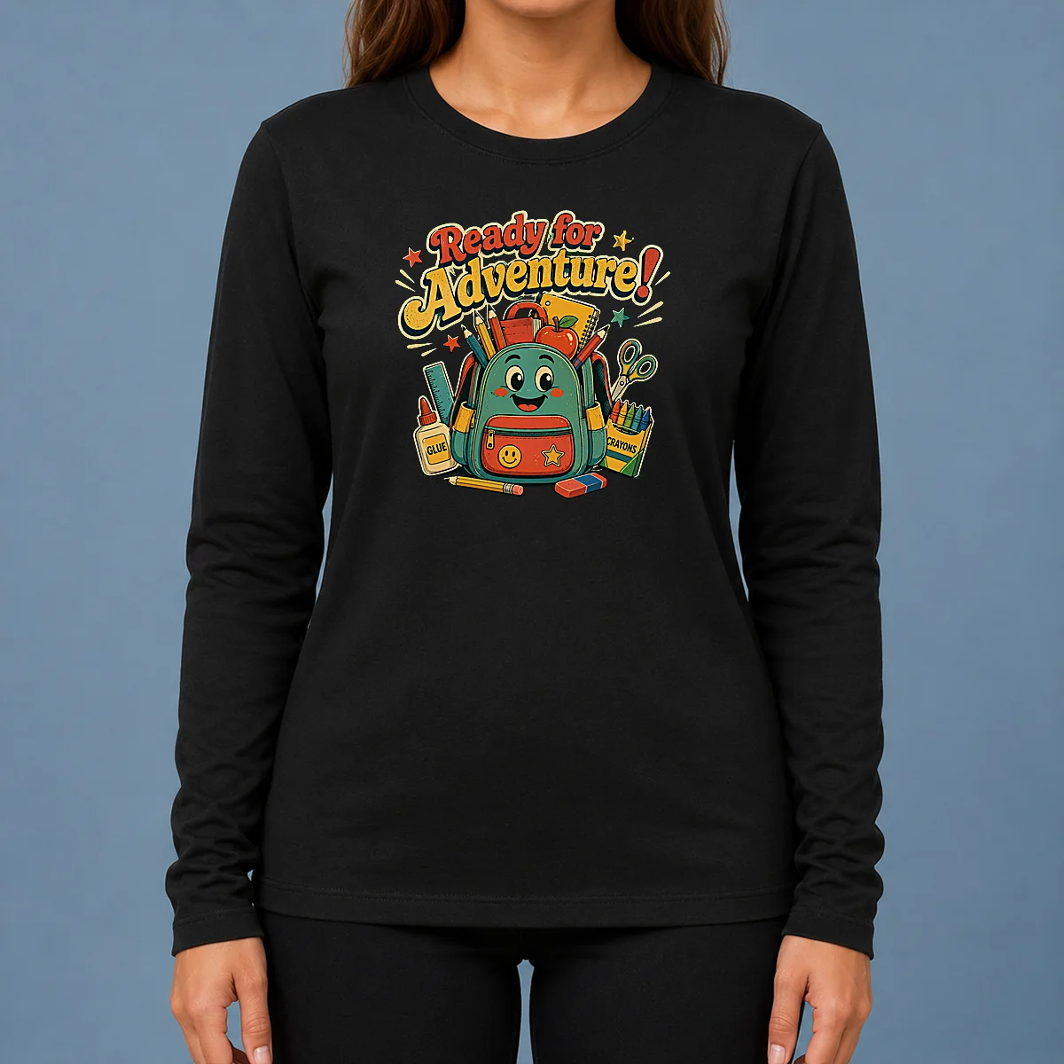 Top Back To School Adventure Vintage Long Sleeve Shirt