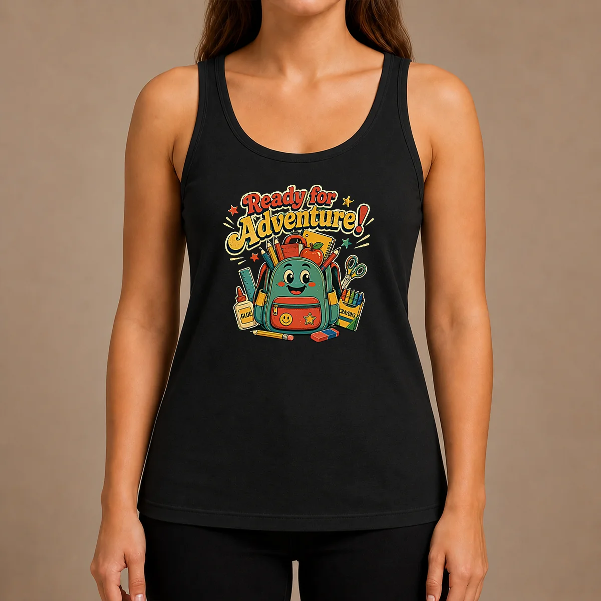 Top Back To School Adventure Vintage Tank Top