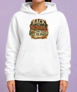 Top Back To School Excitement Western Vintage Hoodie