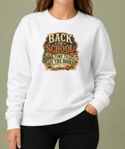 Top Back To School Excitement Western Vintage Sweater