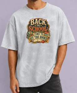 Top Back To School Excitement Western Vintage Washed T-Shirt