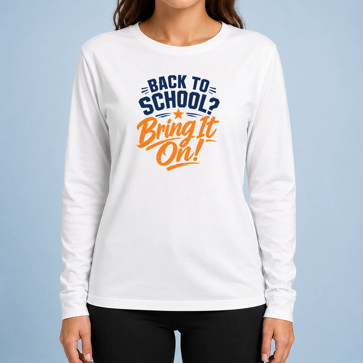 Top Back To School Motivational Vector Students And Teacher Long Sleeve Shirt