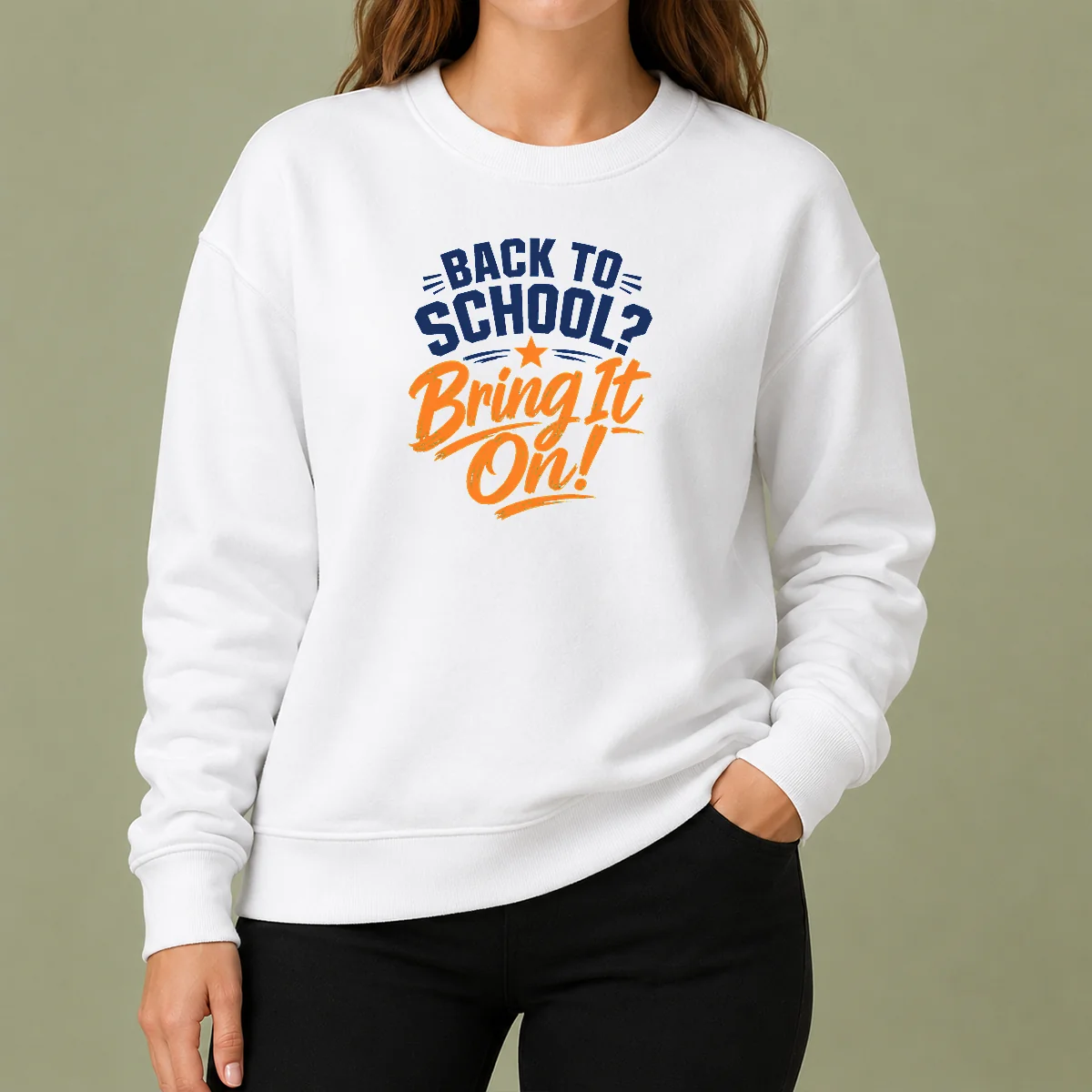 Top Back To School Motivational Vector Students And Teacher Sweater