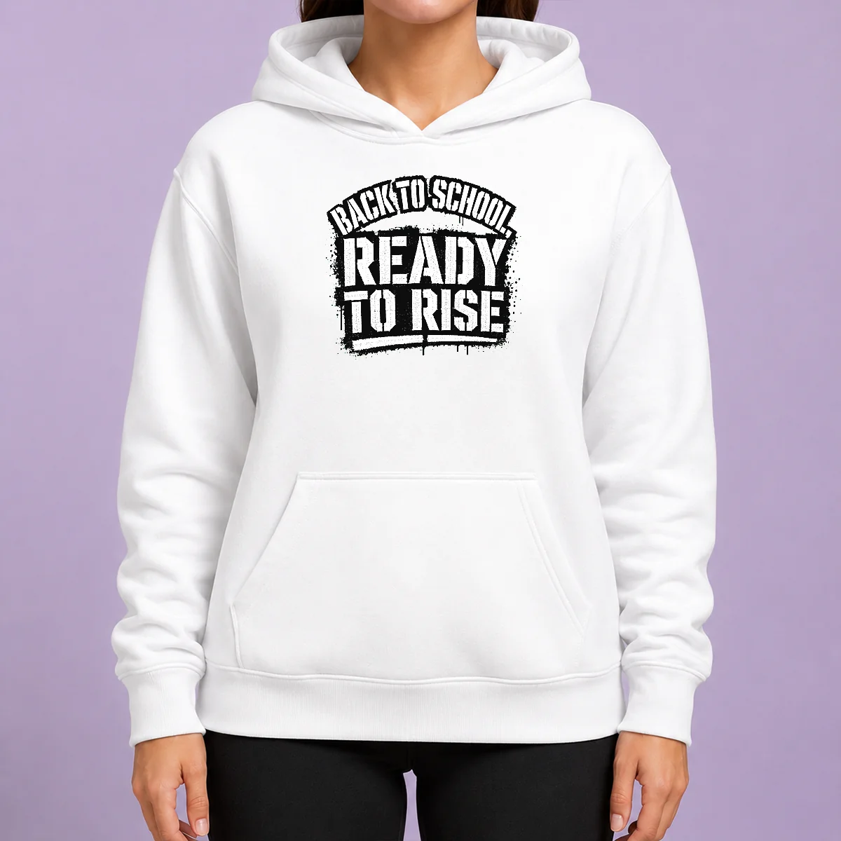 Top Back To School Stencil Tee With Motivational Hope Slogan Hoodie