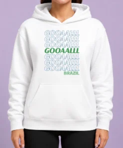 Top Brazil Soccer Fan Gear Gooaaalll Hoodie