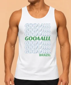 Top Brazil Soccer Fan Gear Gooaaalll Tank Top