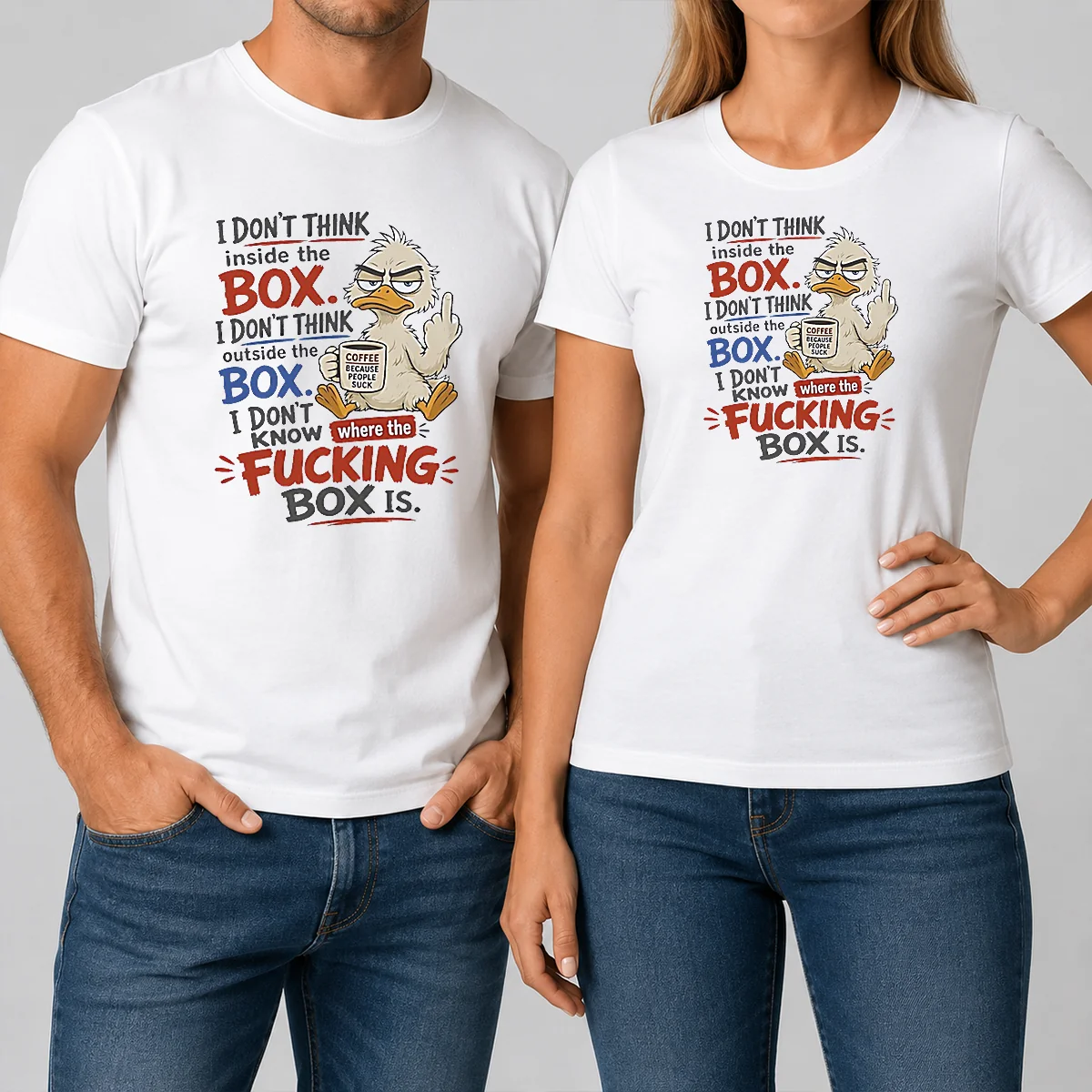 Top Duck I Don'T Think Inside Shirt Top Duck I Don'T Think Inside Shirt