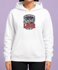 Top Funny Labour Day Vintage Celebrating The Spirit Of Labor Hoodie