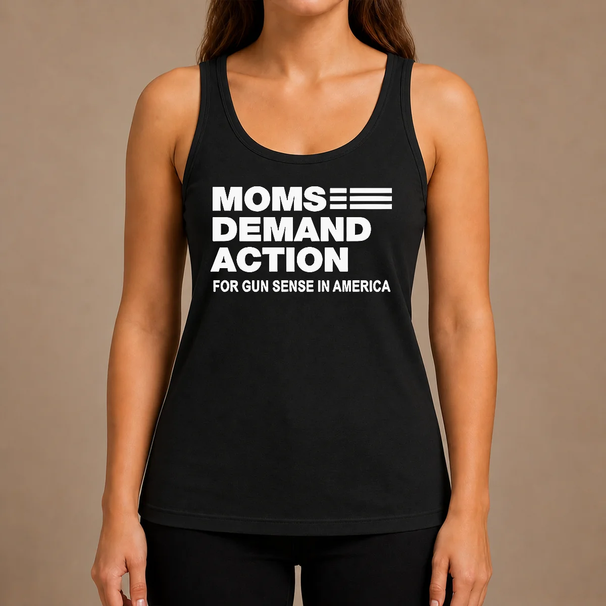 Top Funny Moms Demand Action For Gun Sense In America Tank Top