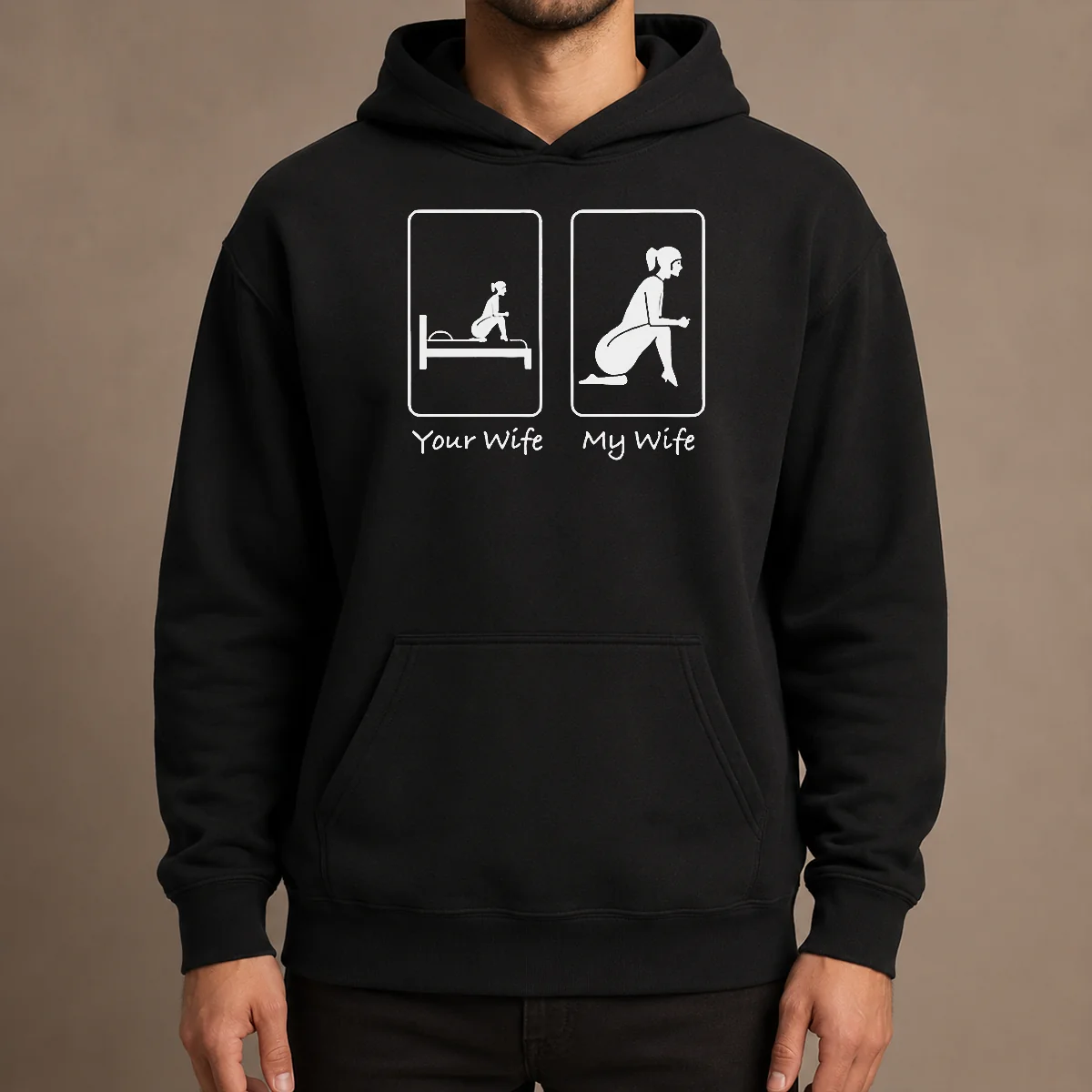 Top Good Your Wife Vs My Wife Comparison Humorous Marriage Joke Hoodie