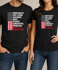 Top Hot Unvaccinated Meat Eating Gun Owner White Straight Conservative Republican
