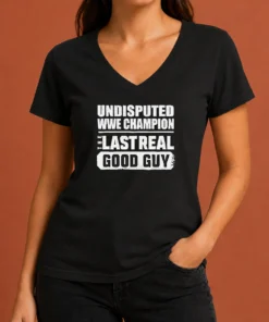 Top Official Undisputed WWE Champion The Last Real Good Guy V-Neck Shirt