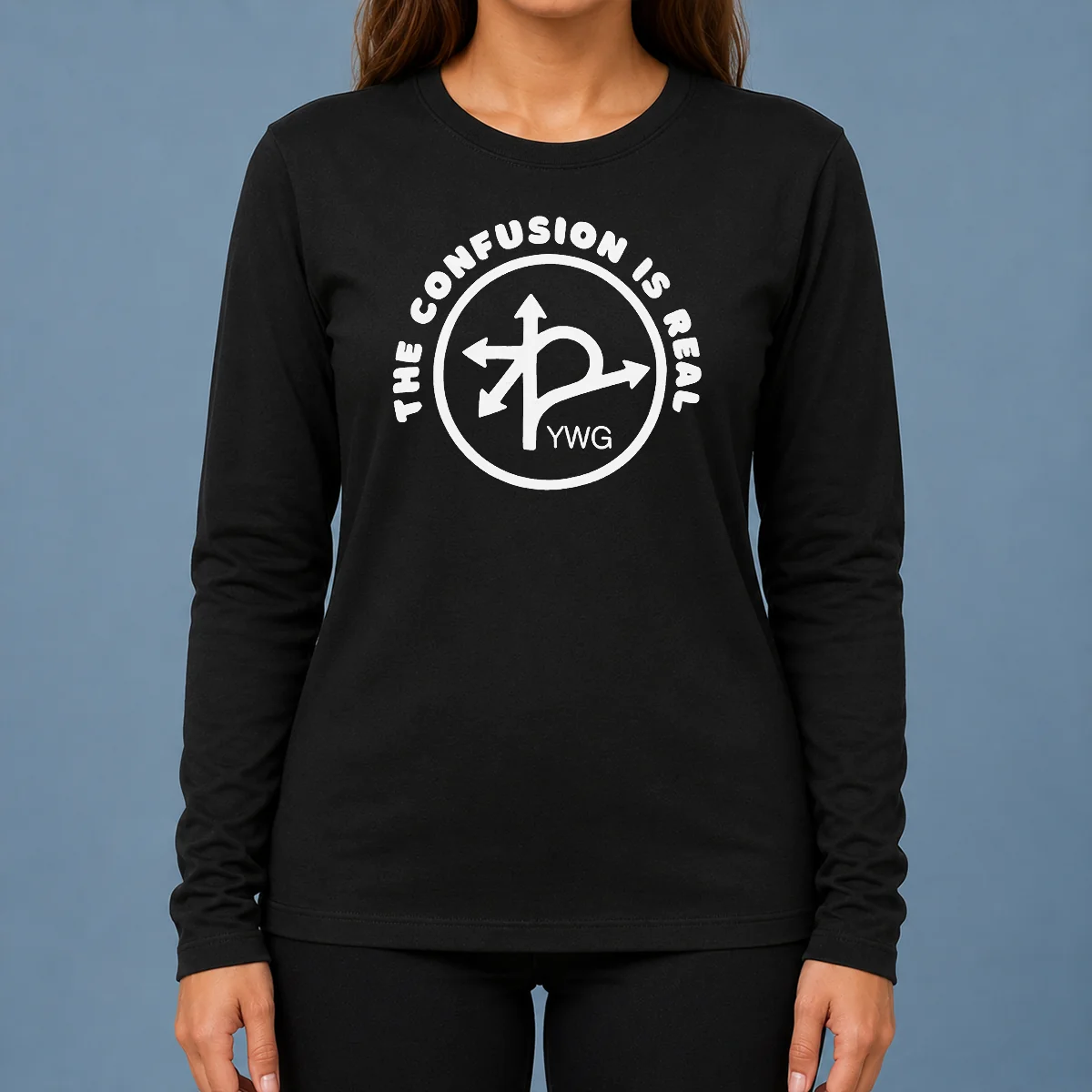 Top Original The Confusion Is Real YWG Airport Travel Long Sleeve Shirt