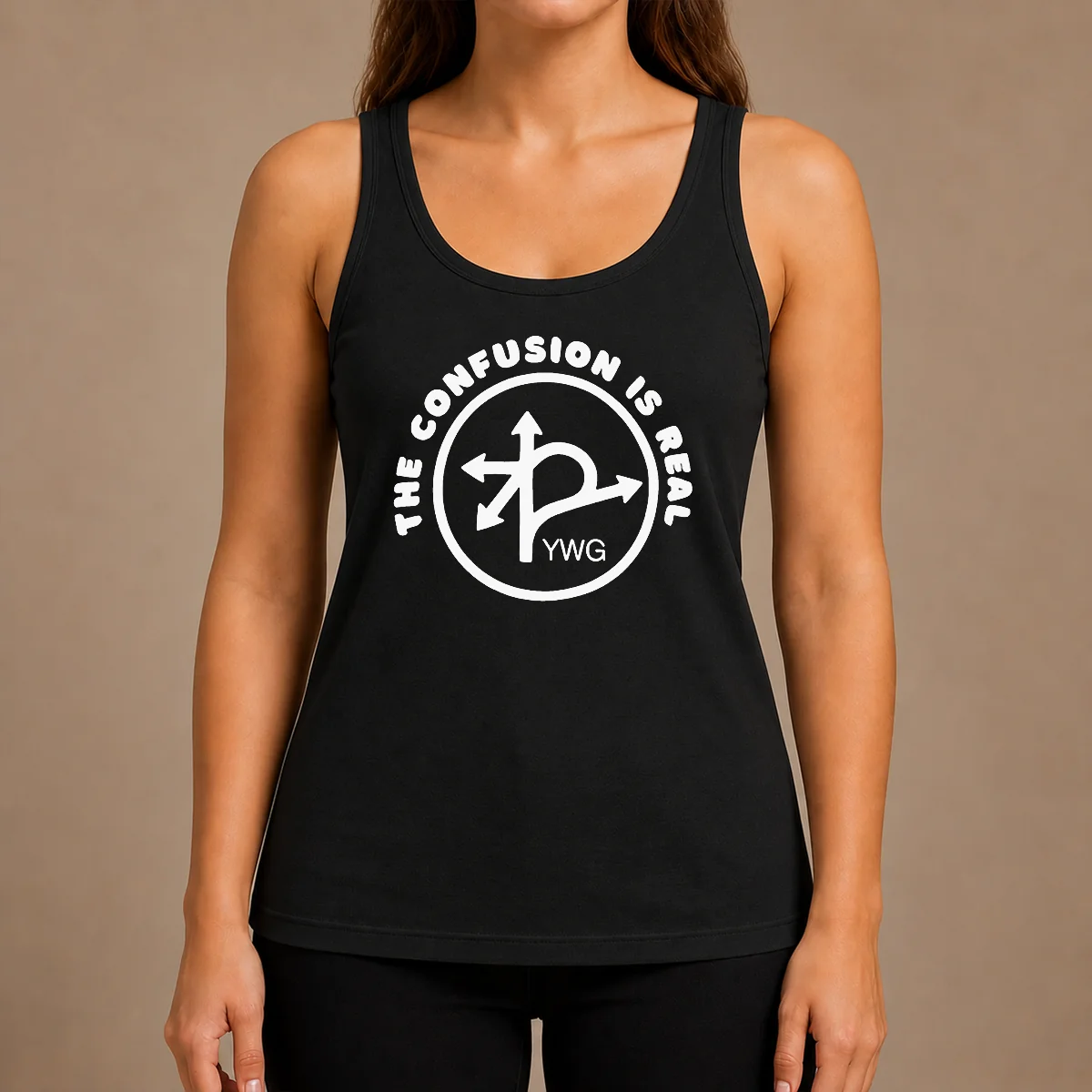 Top Original The Confusion Is Real YWG Airport Travel Tank Top
