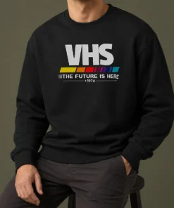 Top Pretty VHS The Future Is Here Sweater