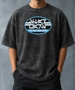 Top Star Wars The New Jedi Order Aurebesh Washed T Shirt featuring a soft washed cotton fabric