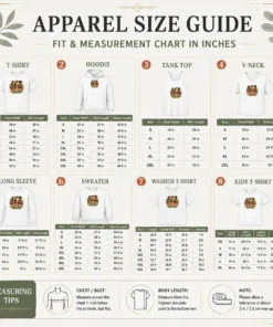 Size chart for Awesome Good Back To School Squad Goals Retro Distressed with measurements in inches and cm to help choose the right fit
