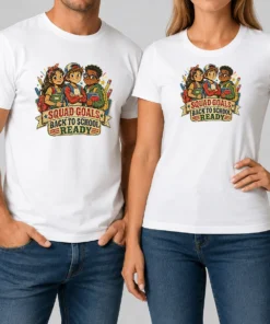Awesome Good Back To School Squad Goals Retro Distressed