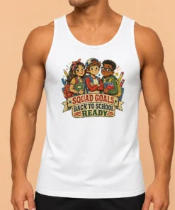 Awesome Good Back To School Squad Goals Retro Distressed Tank Top