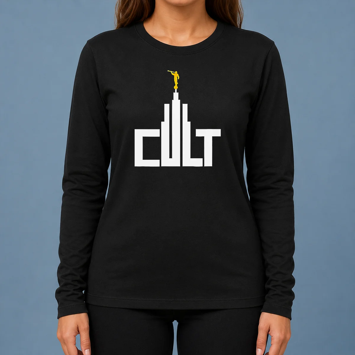 Awesome Moroni The Church Of Jesus Christ Of Latter Day Saints Long Sleeve Shirt