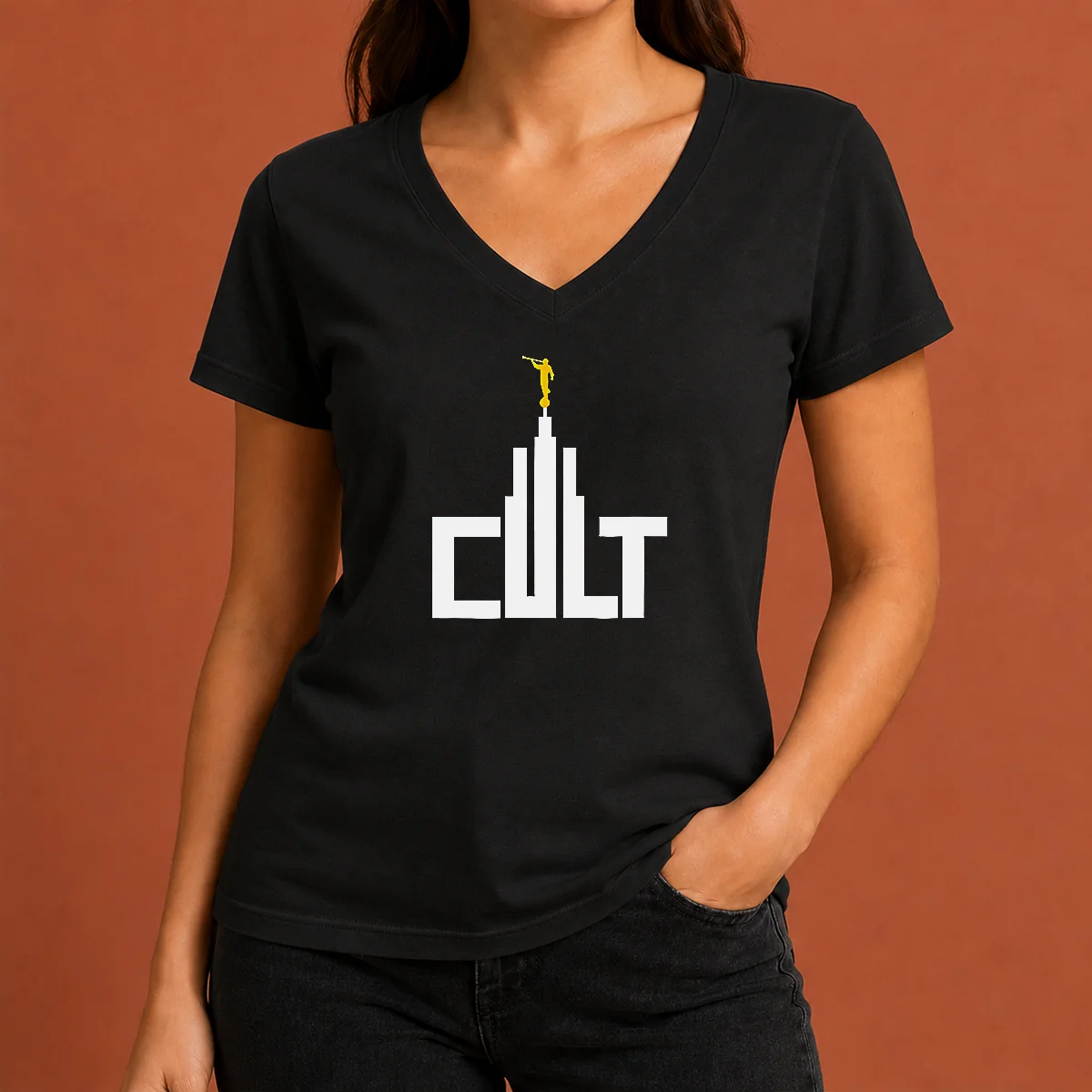 Awesome Moroni The Church Of Jesus V-Neck Shirt Awesome Moroni The Church Of Jesus V-Neck Shirt