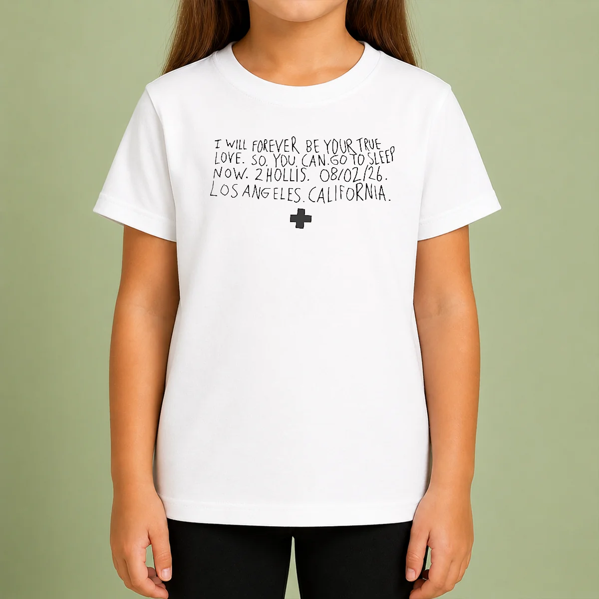 Awesome Official 2hollis I Will Forever Be Your True Love Los Angeles California Kids T-Shirt