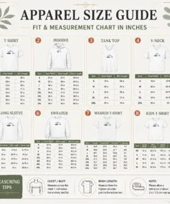 Size chart for Funny No Parking For Russian Tanks Meme with measurements in inches and cm to help choose the right fit