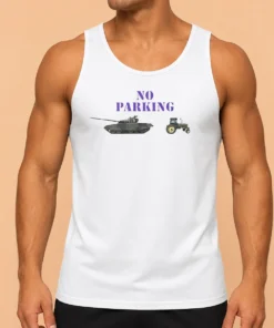 Funny No Parking For Russian Tanks Meme Tank Top