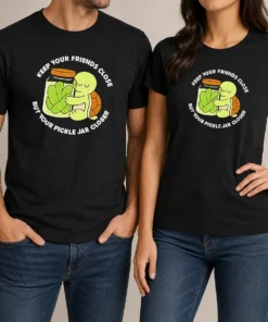 Funny Official Cute Turtle Hugging Pickle Jar Keep Your Friends Close