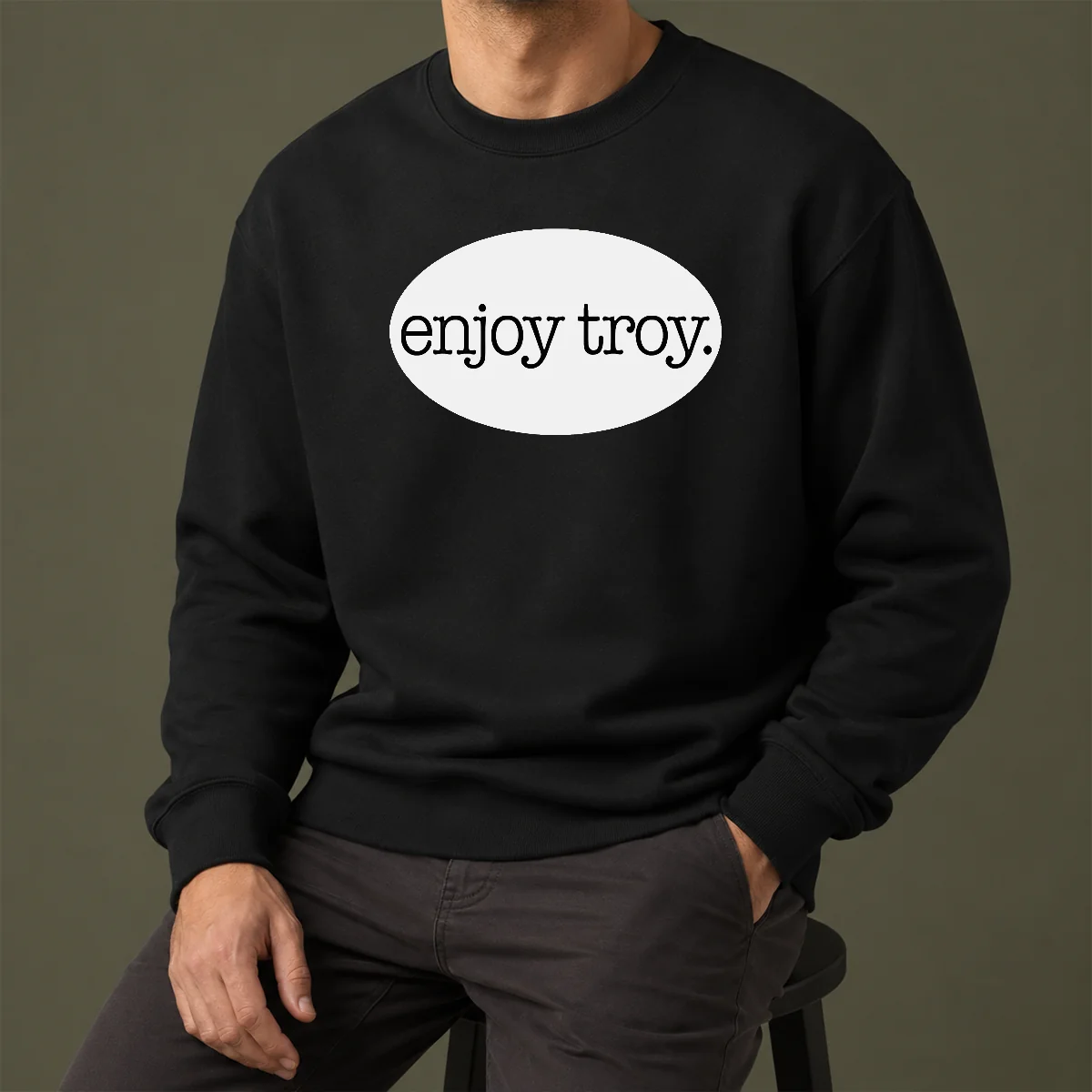 Funny Original Enjoy Troy City New York Local Sweater