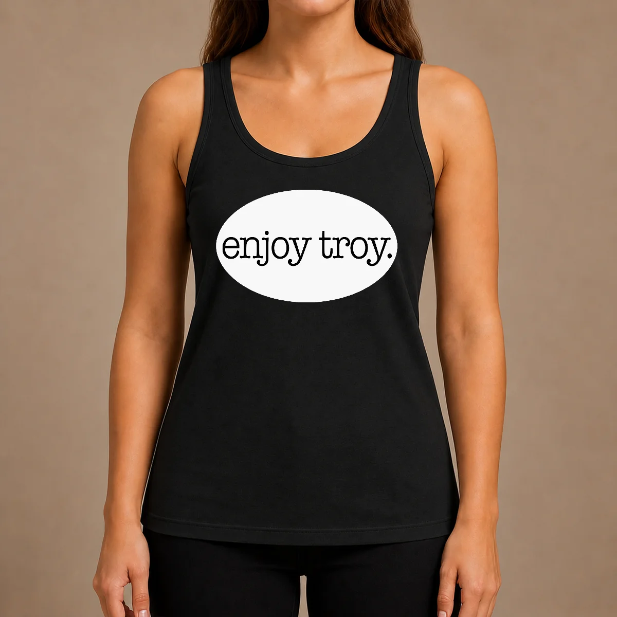 Funny Original Enjoy Troy City New York Local Tank Top