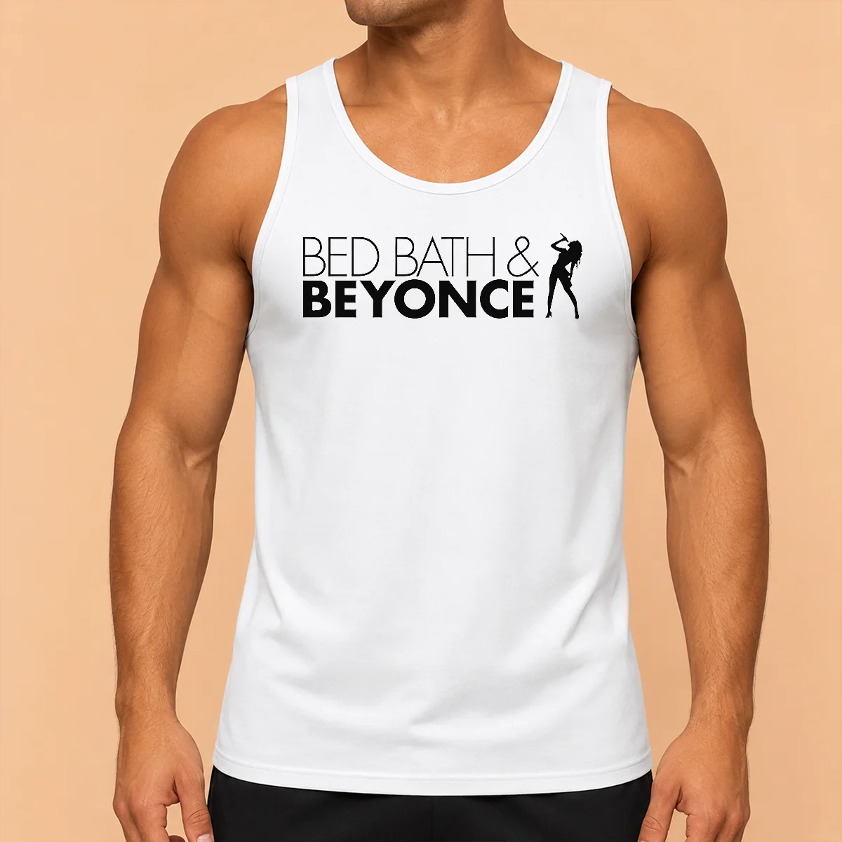 Good Funny Bed Bath And Beyonce Music Parody Pop Star Tank Top