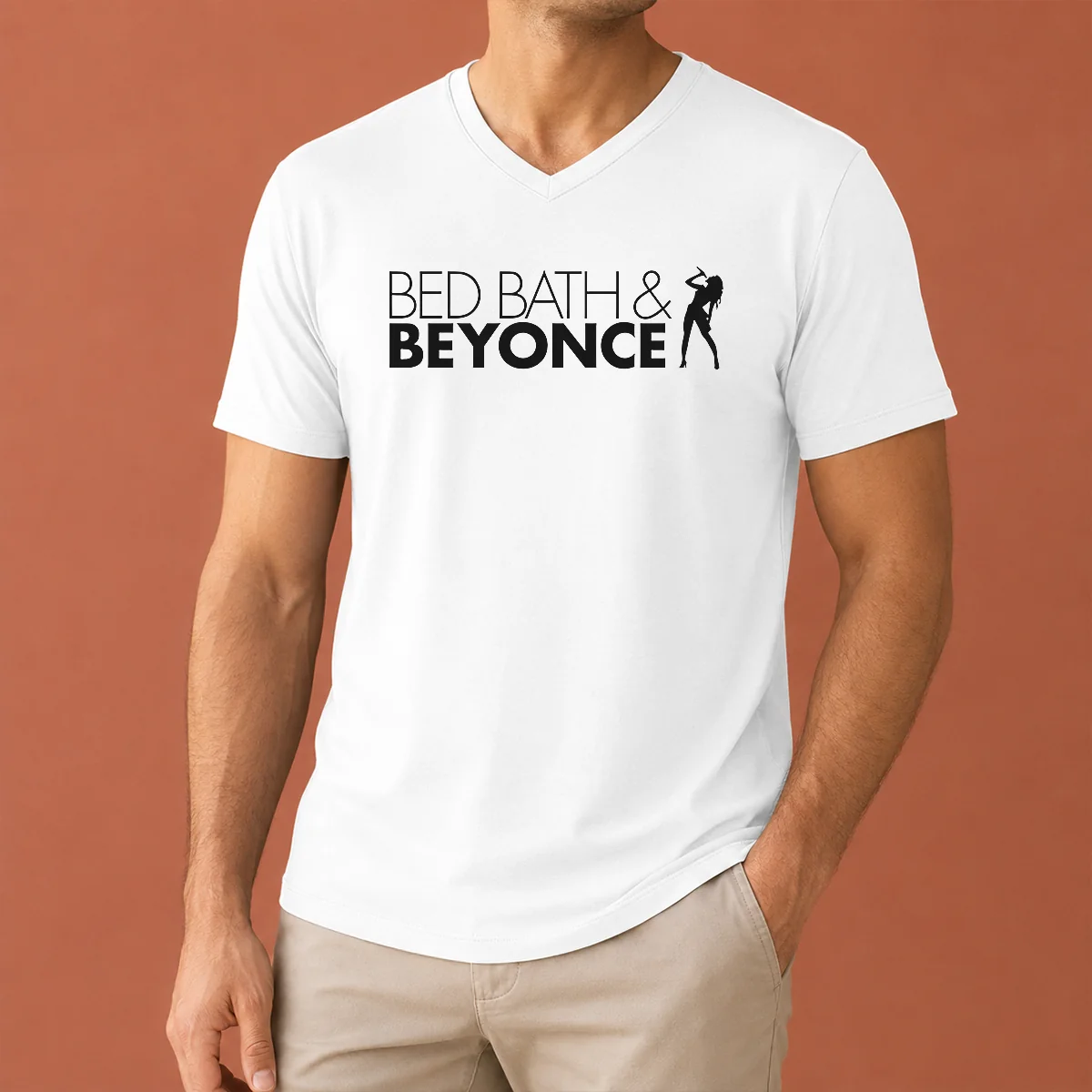 Good Funny Bed Bath And Beyonce V-Neck Shirt Good Funny Bed Bath And Beyonce V-Neck Shirt