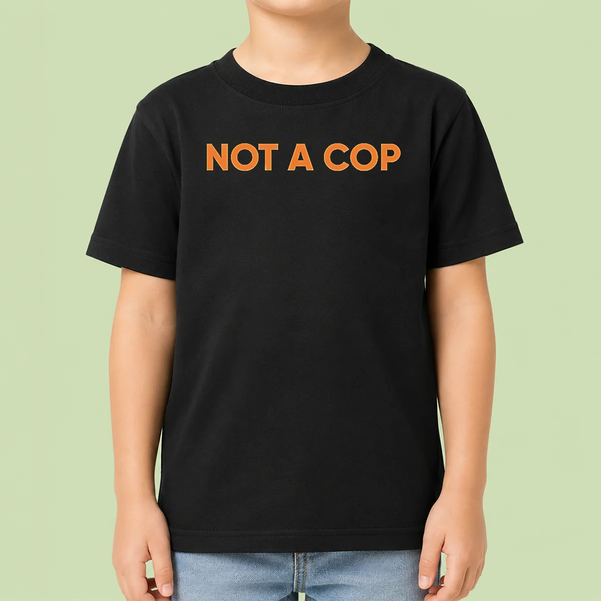 Good Funny Not A Cop Undercover Police Law Enforcement Kids T-Shirt