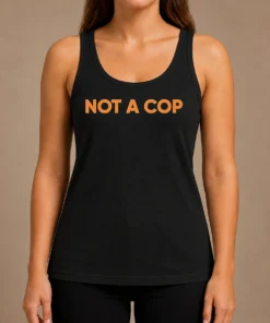 Good Funny Not A Cop Undercover Police Law Enforcement Tank Top