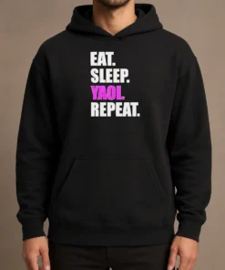 Good Hot Eat Sleep Yaoi Repeat Anime Manga Otaku Hoodie