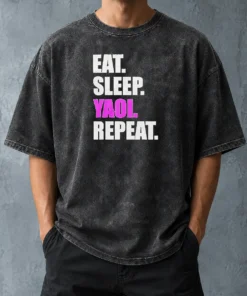 Good Hot Eat Sleep Yaoi Repeat Anime Manga Otaku Washed T-Shirt