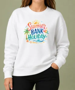Good Hot Watercolor Summer Bank Holiday Beach Palm Starfish Sweater