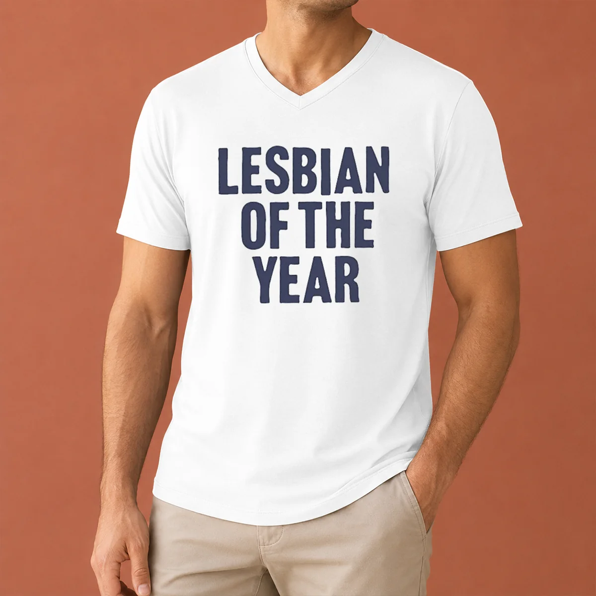 Good Loty Lesbian Of The Year V-Neck Shirt Good Loty Lesbian Of The Year V-Neck Shirt