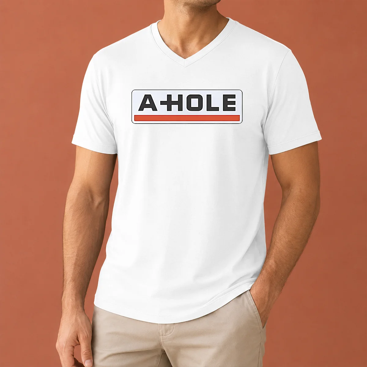 Good Original A Hole Sarcastic Insult V-Neck Shirt Good Original A Hole Sarcastic Insult V-Neck Shirt