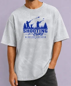 Good Original Shooting For A Cure Ron'S Fight Is Our Fight Washed T-Shirt