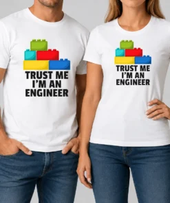 Happy Nice I'M An Engineer Building Blocks Brick Toy Builder