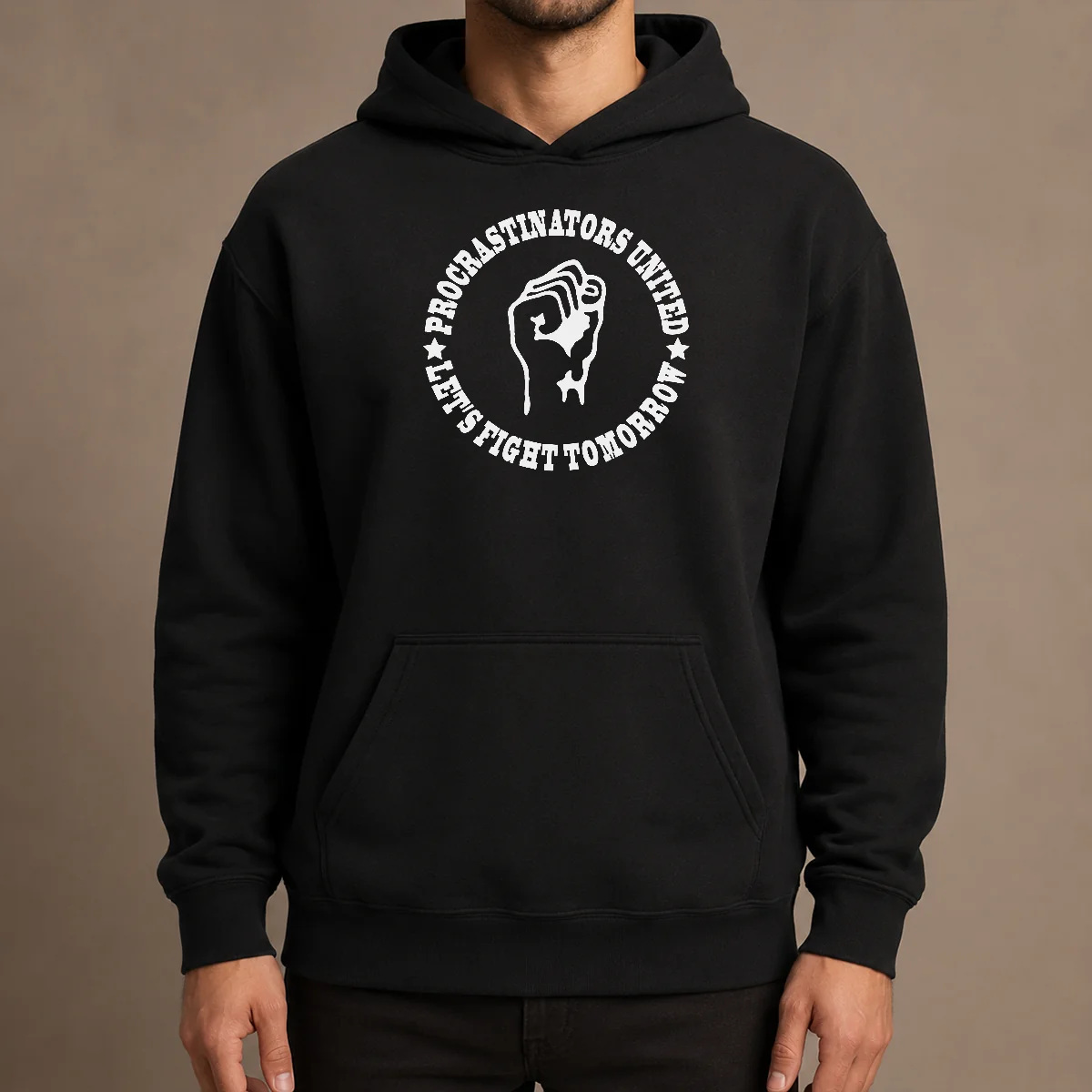 Hot Awesome Procrastinators Union Let'S Fight Tomorrow Geek Hoodie