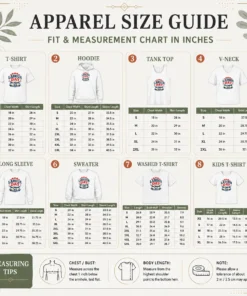 Size chart for Hot Awesome Vintage Distressed Labour Day Honoring Builders Fist with measurements in inches and cm to help choose the right fit