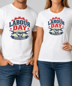 Hot Awesome Vintage Distressed Labour Day Honoring Builders Fist