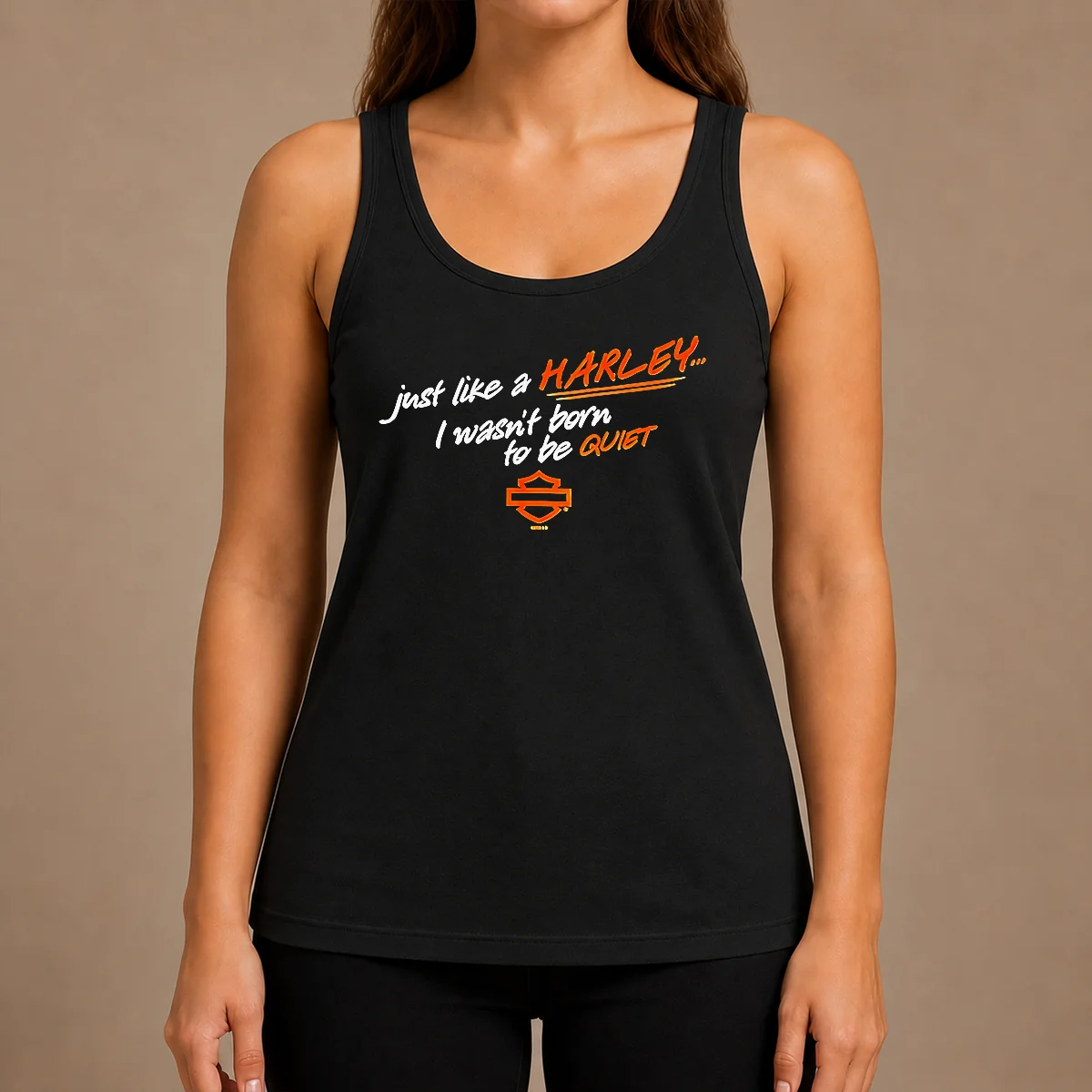 Hot Funny Just Like A Harley I Wasn't Born To Be Quiet Shirt - Image 3